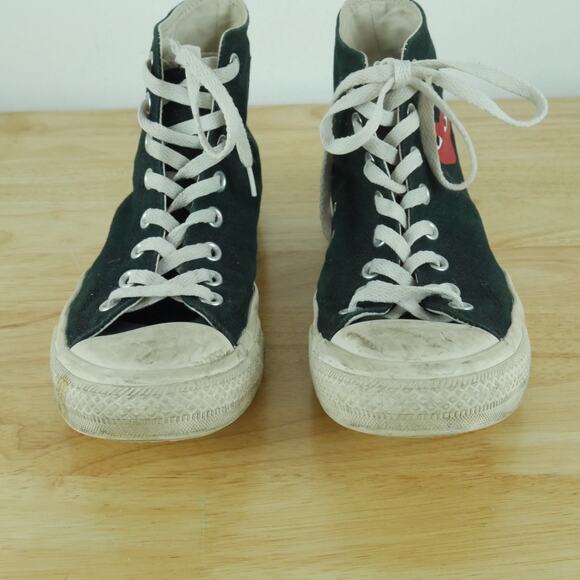 Converse Play Comme Des Garcons Chuck Taylor High Tops 2012 CDG Mens 8 Womens 10 main image 12